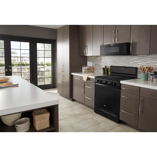 Model: WFG525S0JB | Whirlpool 5.0 cu. ft. Whirlpool® gas range with center oval burner