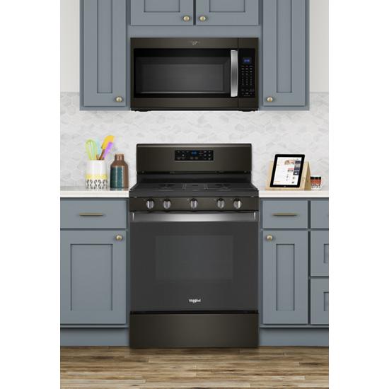 Model: WFG525S0JV | Whirlpool 5.0 cu. ft. Whirlpool® gas range with center oval burner