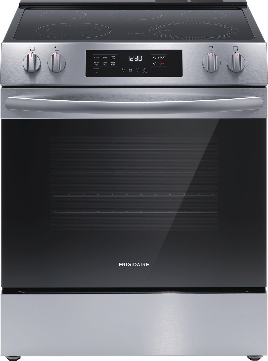 Samsung NE63A6511SG 6.3 Cu. ft. Smart Freestanding Electric Range with No-Preheat Air Fry & Convection in Black Stainless Steel