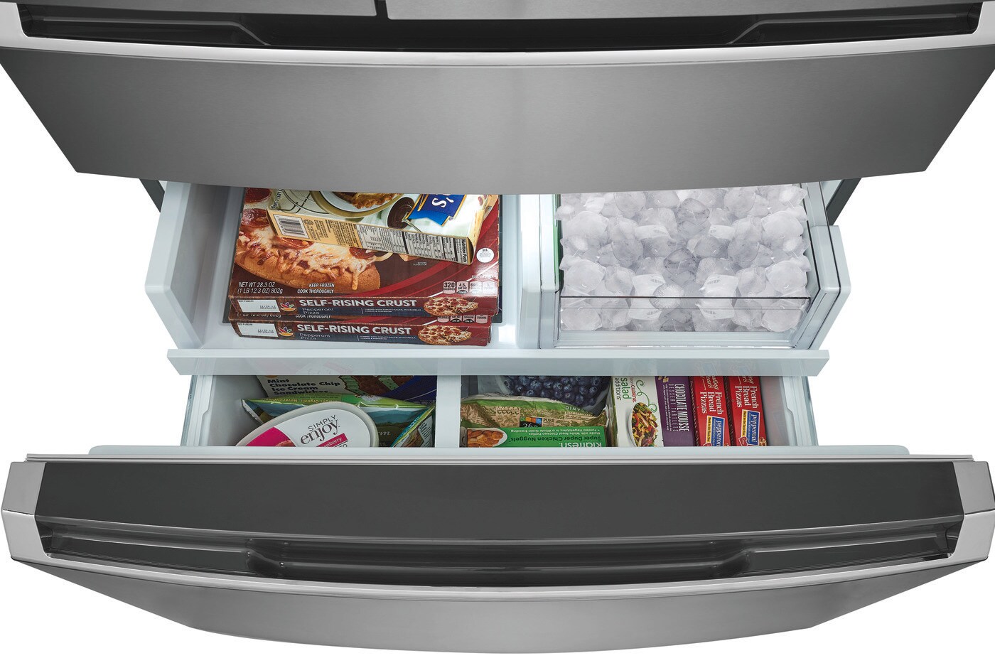 Model: GRMG2272CF | Frigidaire Gallery 22 Cu. Ft. Counter-Depth 4-Door French Door Refrigerator