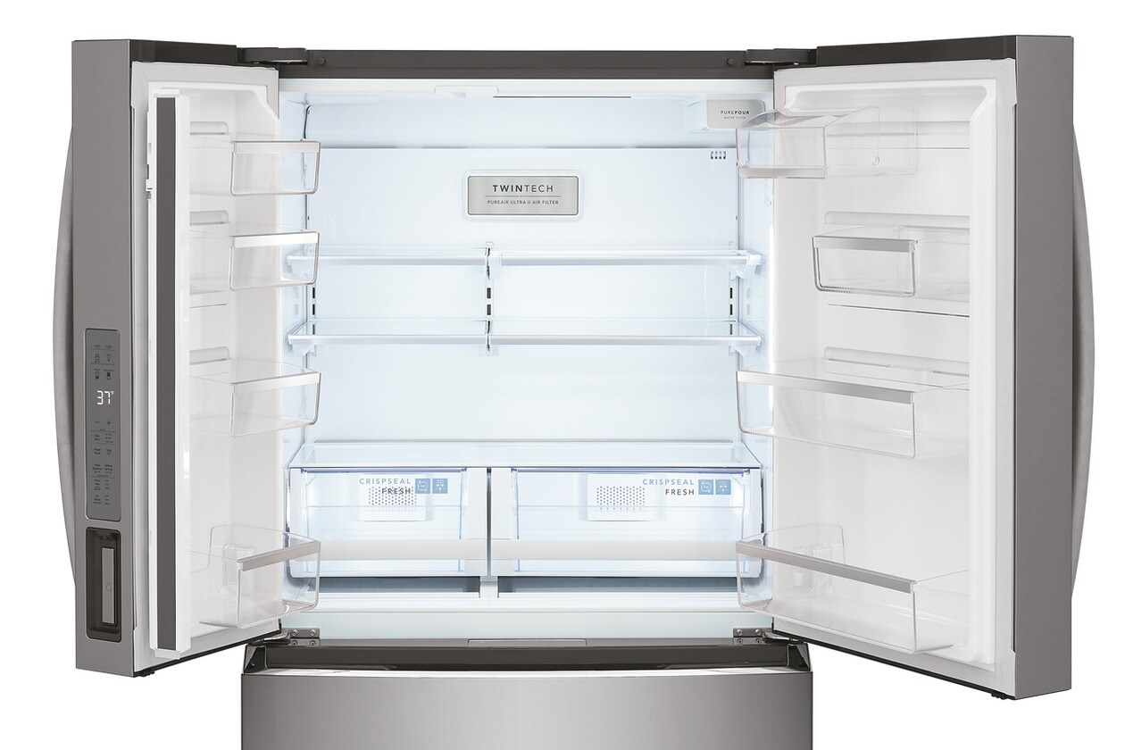 Frigidaire 22.1 Cu. ft. Counter-Depth 4-Door French Door Refrigerator - Stainless Steel