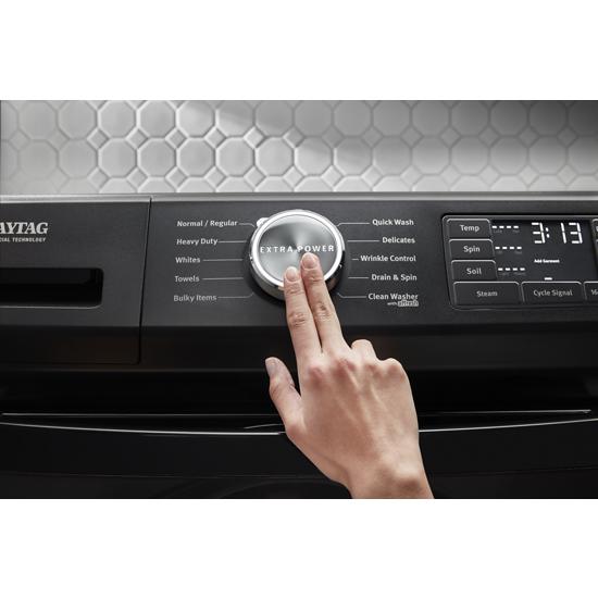 Maytag MHW6630MBK Front Load Washer with Extra Power and 16Hr