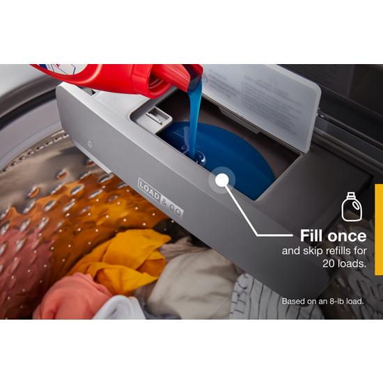 Model: WTW6120HC | Whirlpool 4.8 cu. ft. Smart Top Load Washer