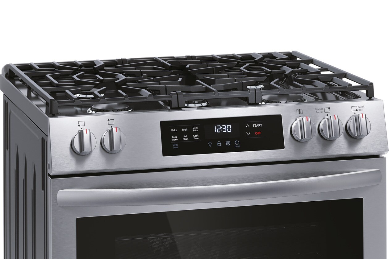 Frigidaire Frigidaire 30in Front Control GAS Range with Quick Boil - White