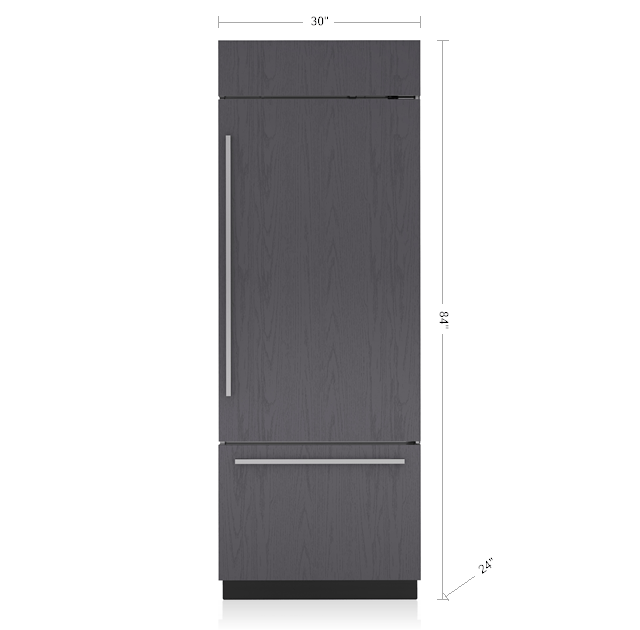 Model: CL3050U/O/L | Sub-Zero 30" Classic Over-and-Under Refrigerator/Freezer - Panel Ready