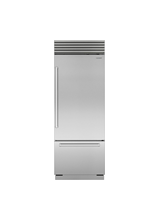 Model: CL3050UID/S/P/L | Sub-Zero 30" Classic Over-and-Under Refrigerator/Freezer with Internal Dispenser