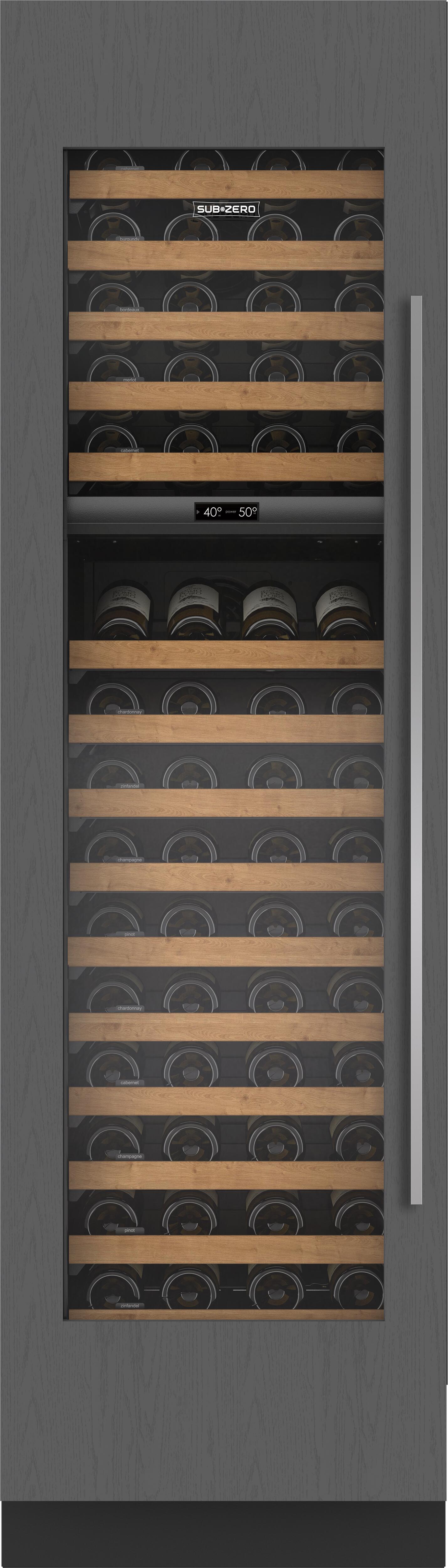 Model: DEC2450WA/L | Sub-Zero 24" Designer Wine Storage - Panel Ready
