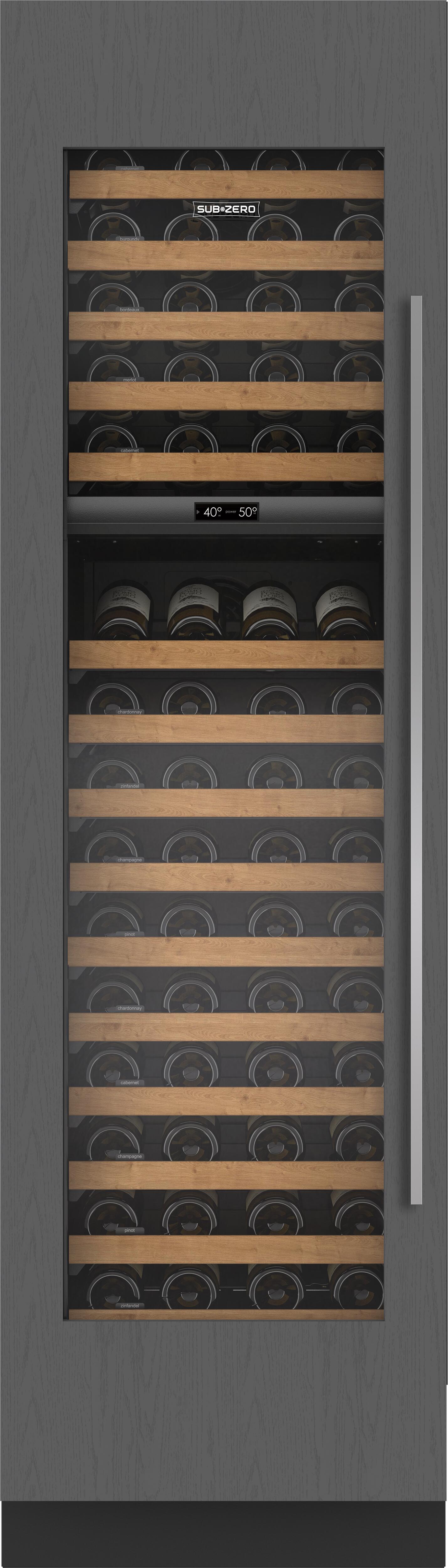 Sub-Zero 24" Designer Wine Storage - Panel Ready