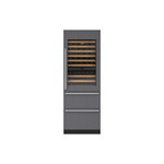 Model: IW-30CIA-RH | Sub-Zero 30" Designer Wine Storage with Refrigerator/Freezer Drawers - Panel Ready