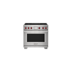Model: DF36450C/S/P | Wolf 36" Dual Fuel Range - 4 Burners and Infrared Charbroiler