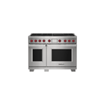 Model: DF48650C/S/P | Wolf 48" Dual Fuel Range - 6 Burners and Infrared Charbroiler