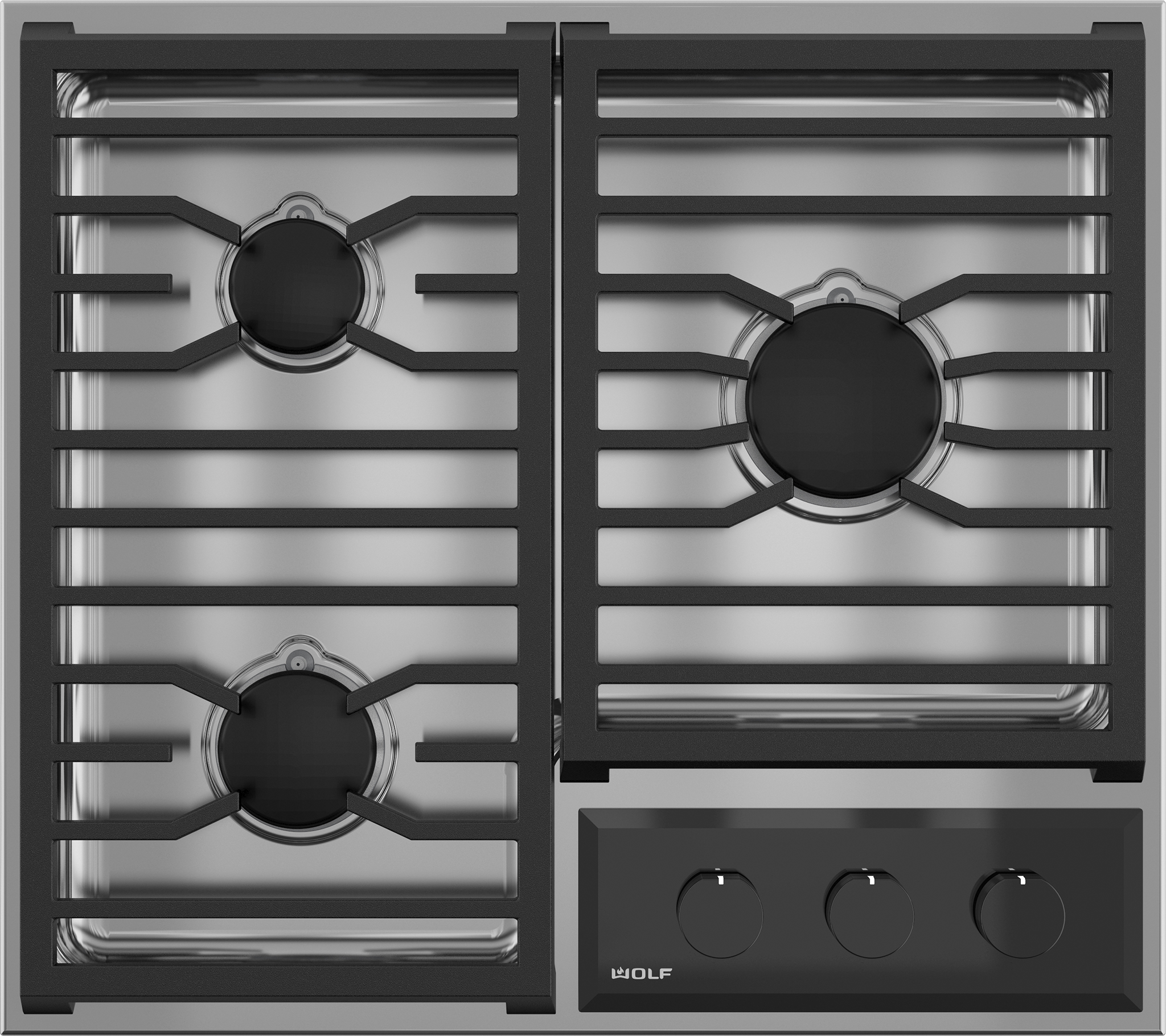 Wolf 24" Transitional Framed Gas Cooktop