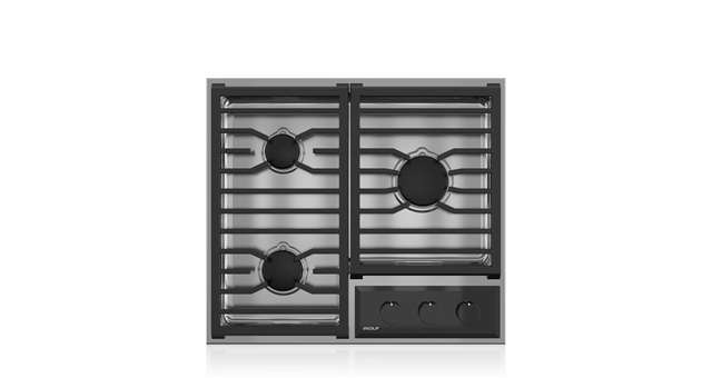 Model: CG243TF/S/LP | Wolf 24" Transitional Framed Gas Cooktop