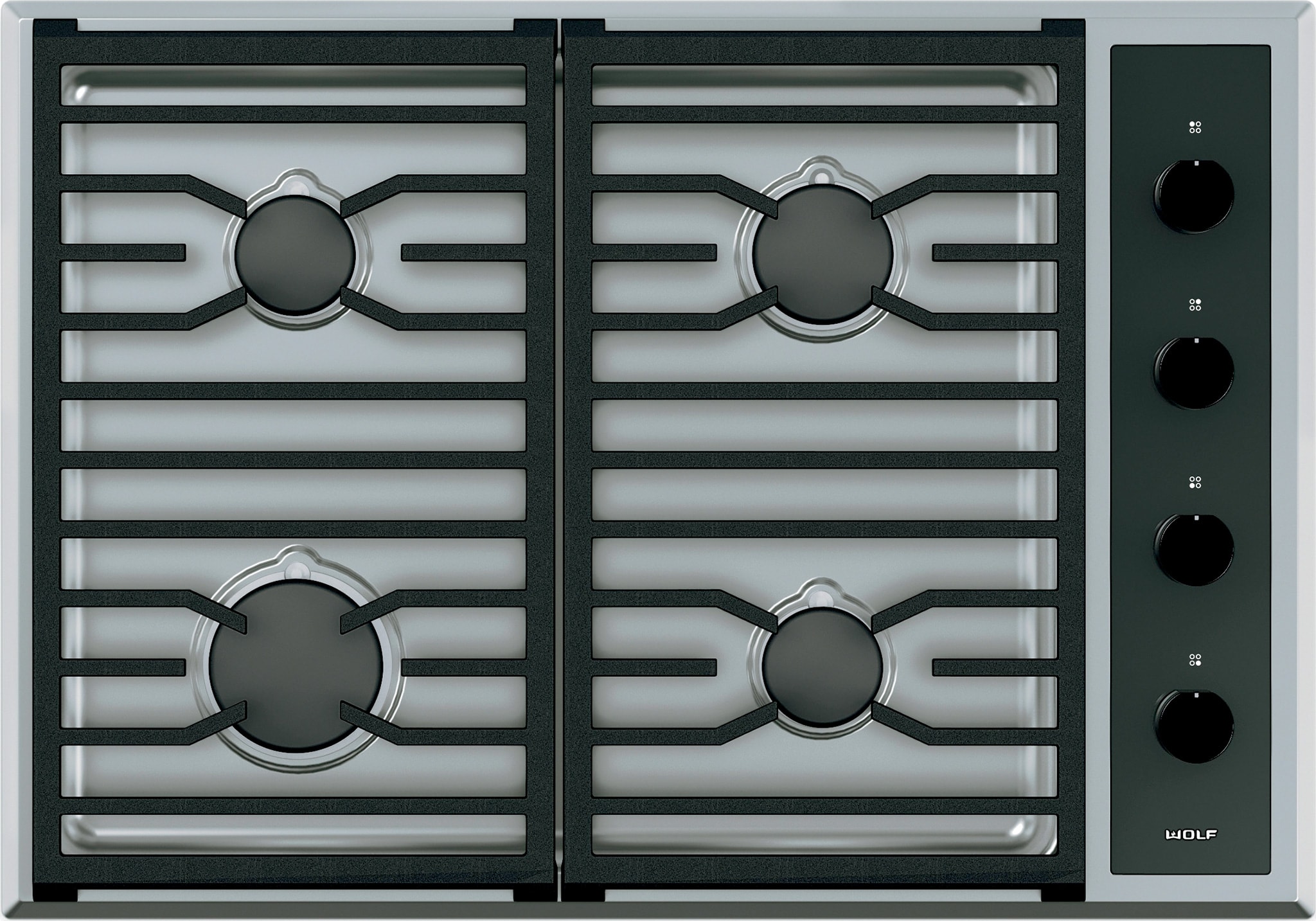 Wolf 30" Transitional Gas Cooktop - 4 Burners