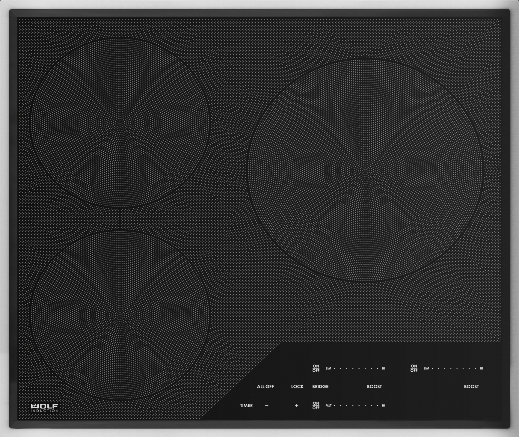 Wolf 24" Transitional Framed Induction Cooktop