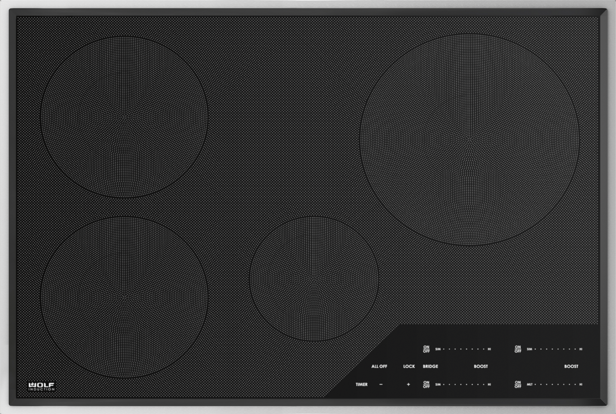 Wolf 30" Transitional Framed Induction Cooktop