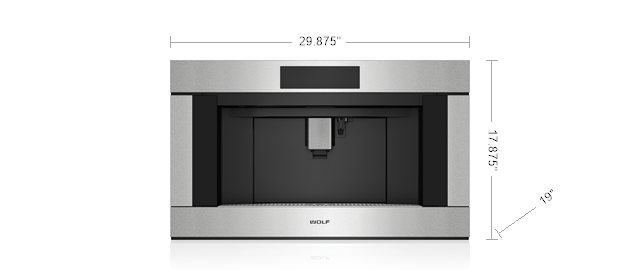Model: EC3050PE/S | Wolf 30" E Series Professional Coffee System
