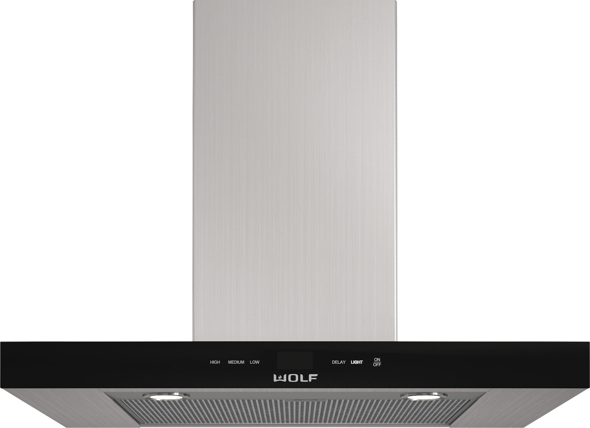 Wolf 30" Cooktop Wall Hood - Black