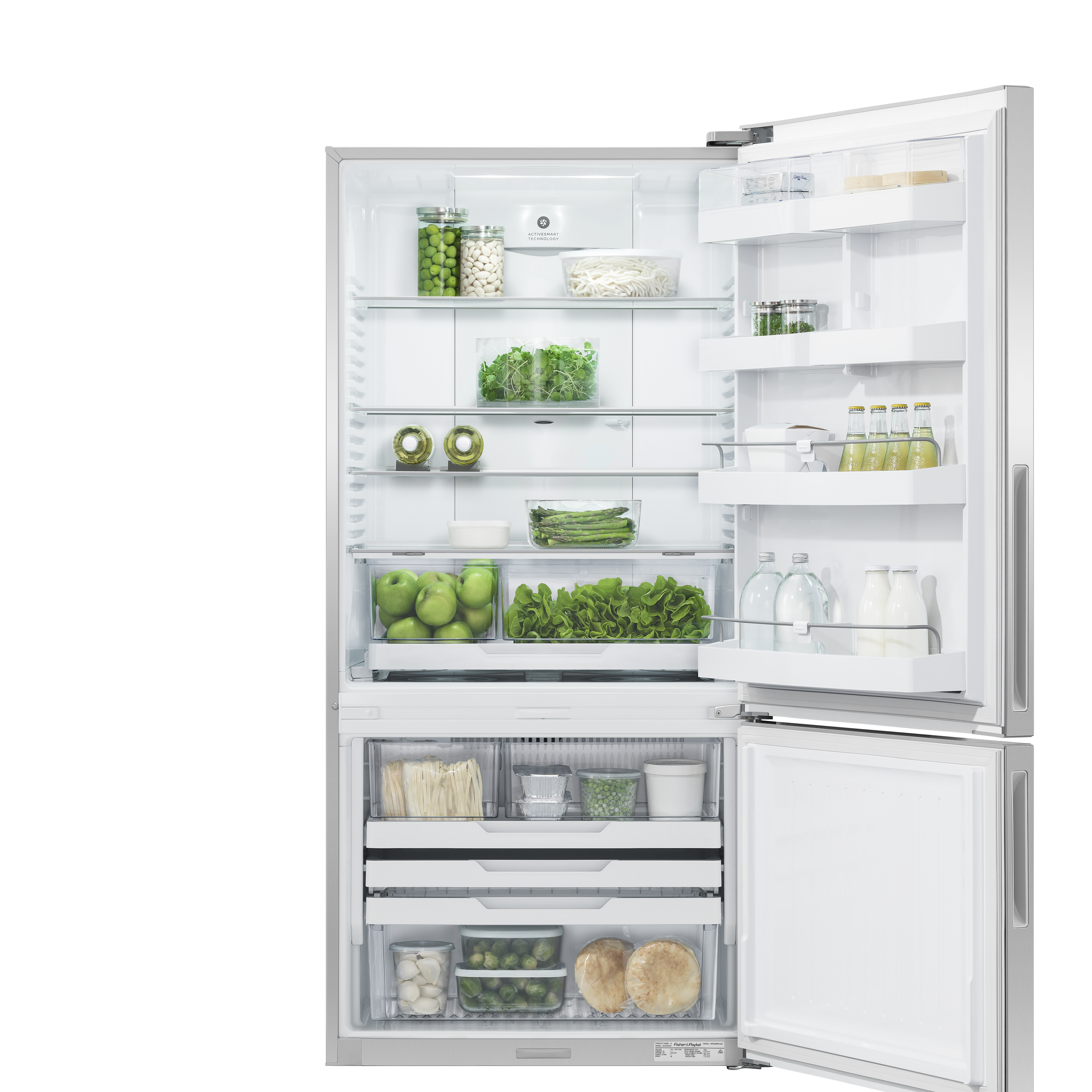 Model: RF170BRPX6 N | Fisher and Paykel 17.5 cu ft Series 5 Refrigerator Freezer 