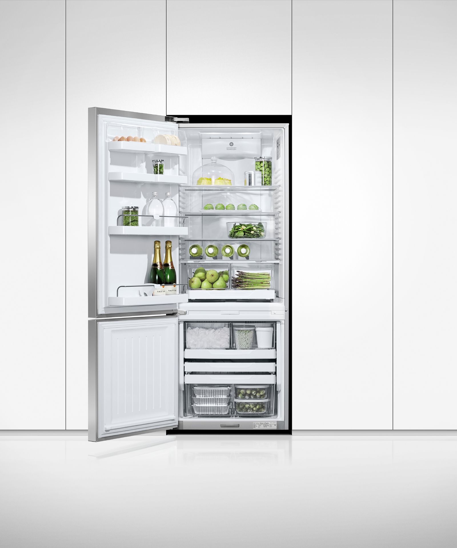 Model: RF135BDLUX4 N | Fisher and Paykel 13.5 cu ft Series 5 Refrigerator Freezer, Ice & Water