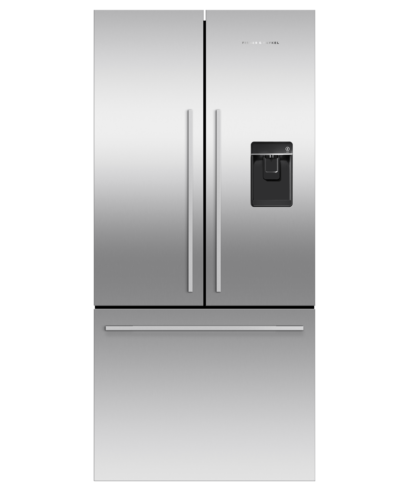 Model: RF170ADUSX4 N | Fisher and Paykel 17 cu ft Series 7 French Door Refrigerator Freezer, Ice & Water