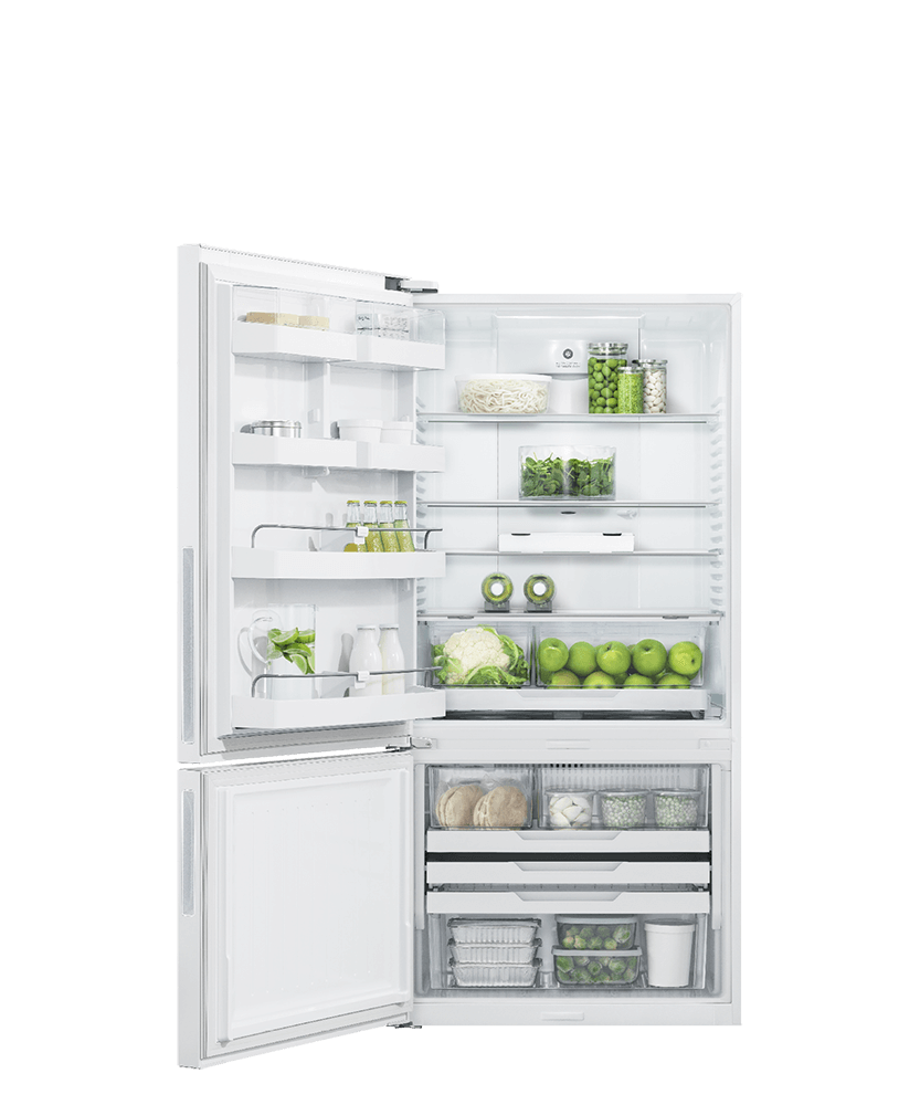 Model: RF170BLPW6 N | Fisher and Paykel 17.5 cu ft Series 5 Refrigerator Freezer 
