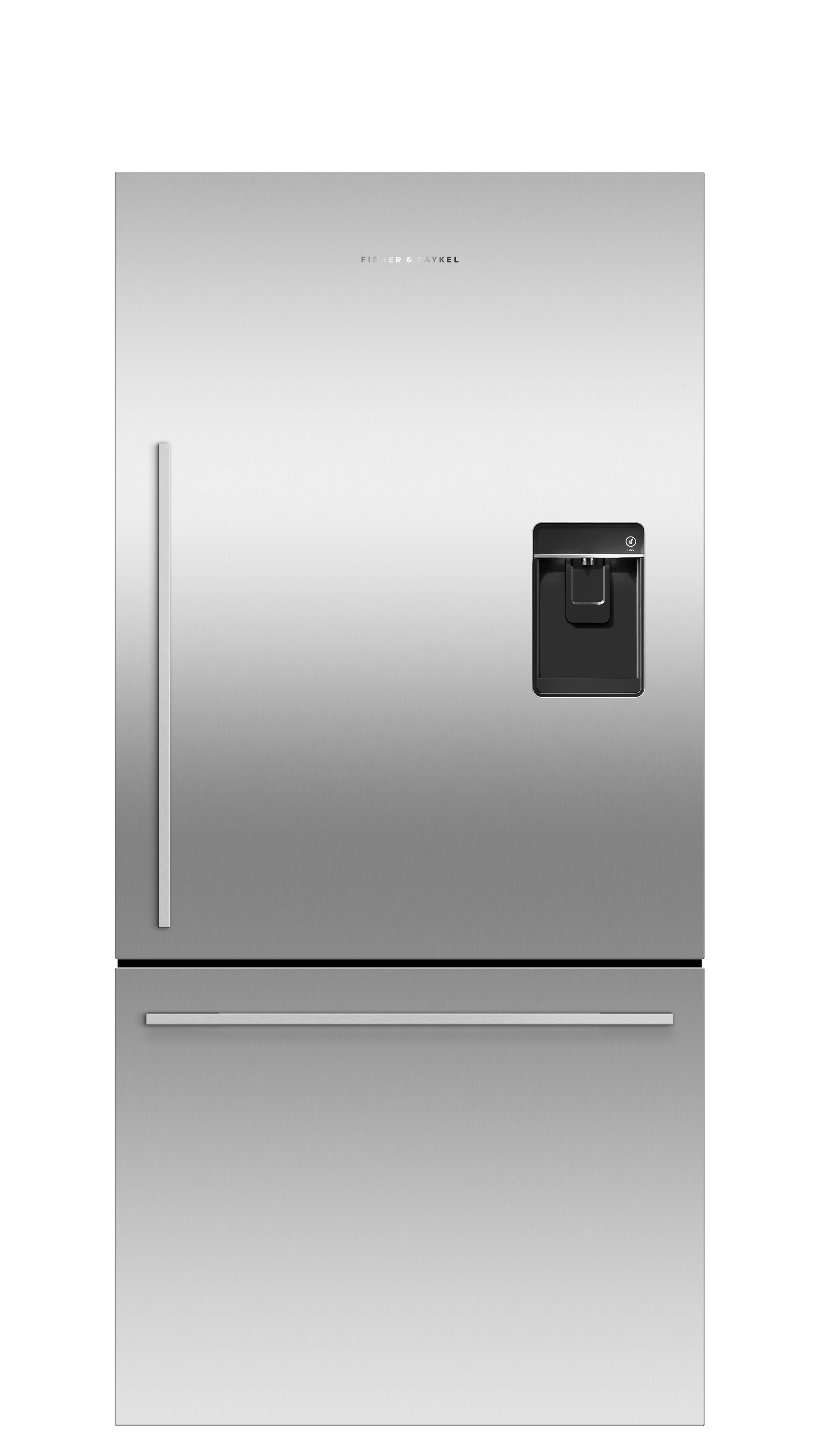 Model: RF170WDRUX5 N | Fisher and Paykel 17.1 cu ft Series 5 Refrigerator Freezer, Ice & Water