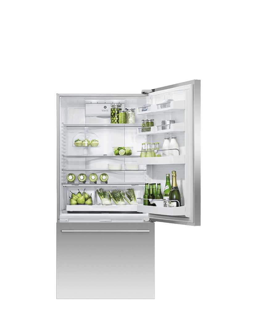 Model: RF170WDRUX5 N | Fisher and Paykel 17.1 cu ft Series 5 Refrigerator Freezer, Ice & Water