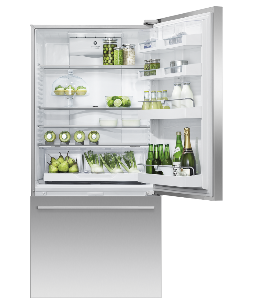 Model: RF170WDRUX5 N | Fisher and Paykel 17.1 cu ft Series 5 Refrigerator Freezer, Ice & Water