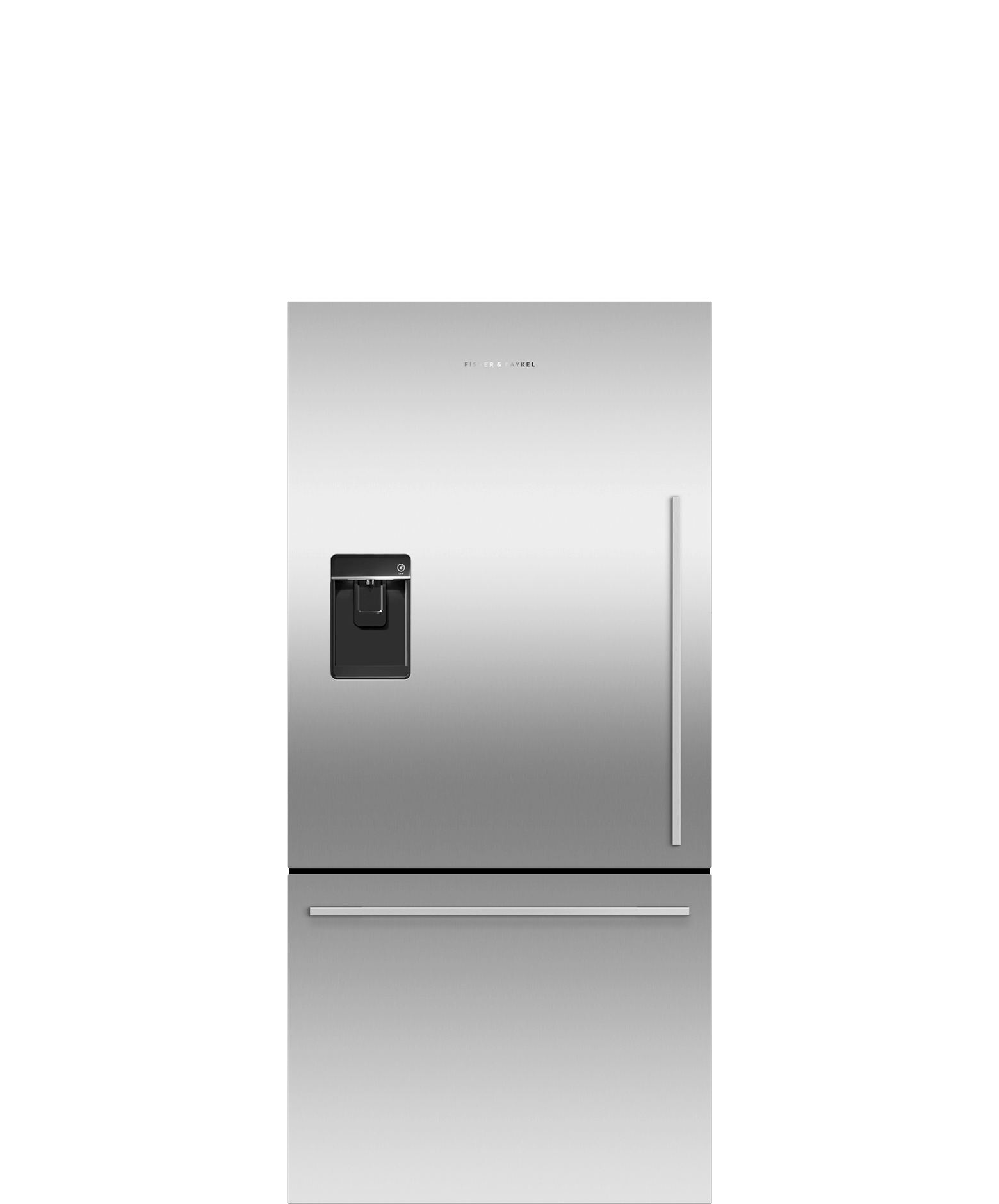 Model: RF170WDLUX5 N | Fisher and Paykel 17.1 cu ft Series 5 Refrigerator Freezer, Ice & Water