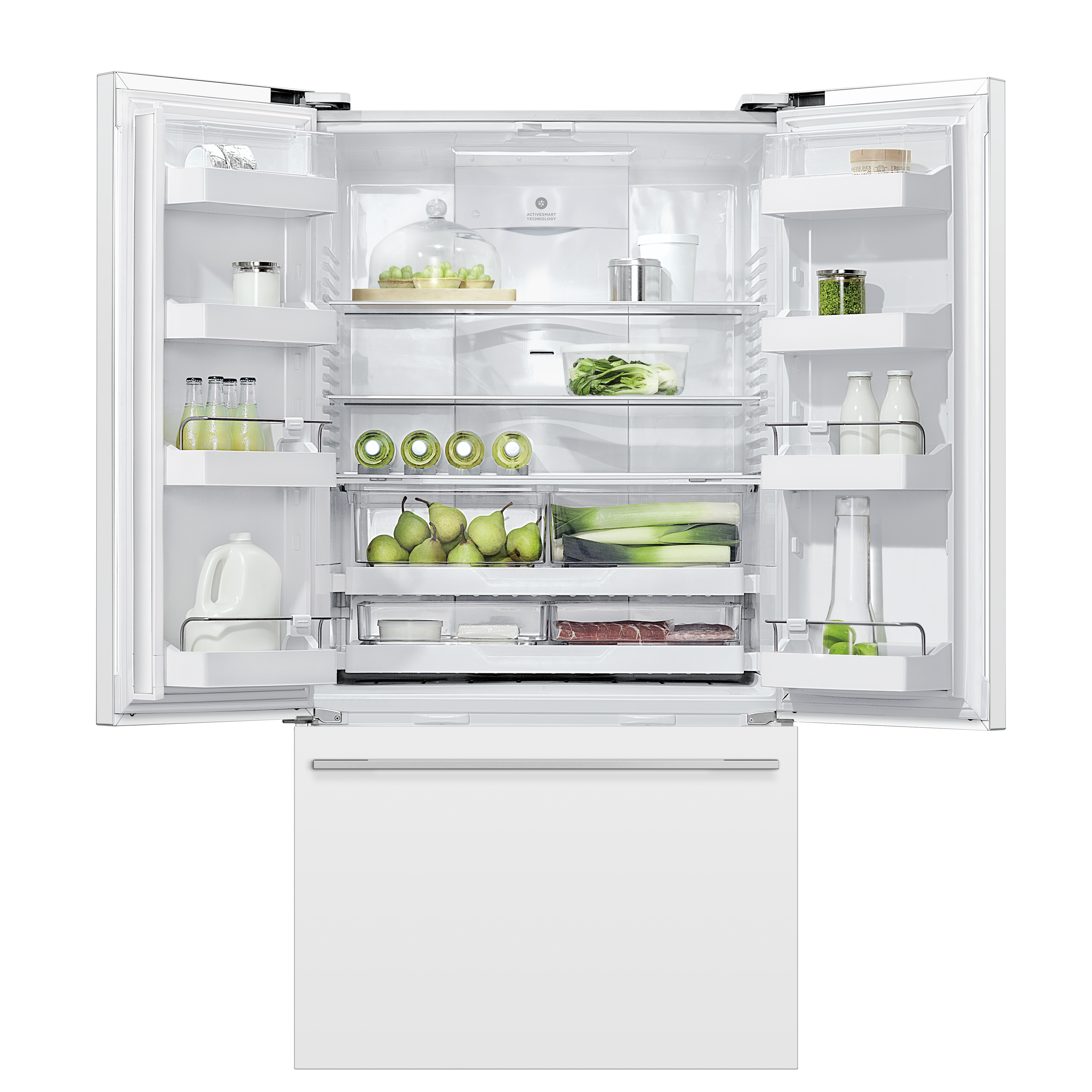 Model: RF201ADW5 N | Fisher and Paykel 20.1 cu ft Series 7 French Door Refrigerator Freezer 