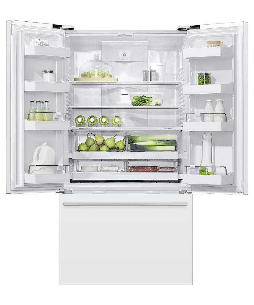 Model: RF201ADW5 N | Fisher and Paykel 20.1 cu ft Series 7 French Door Refrigerator Freezer 