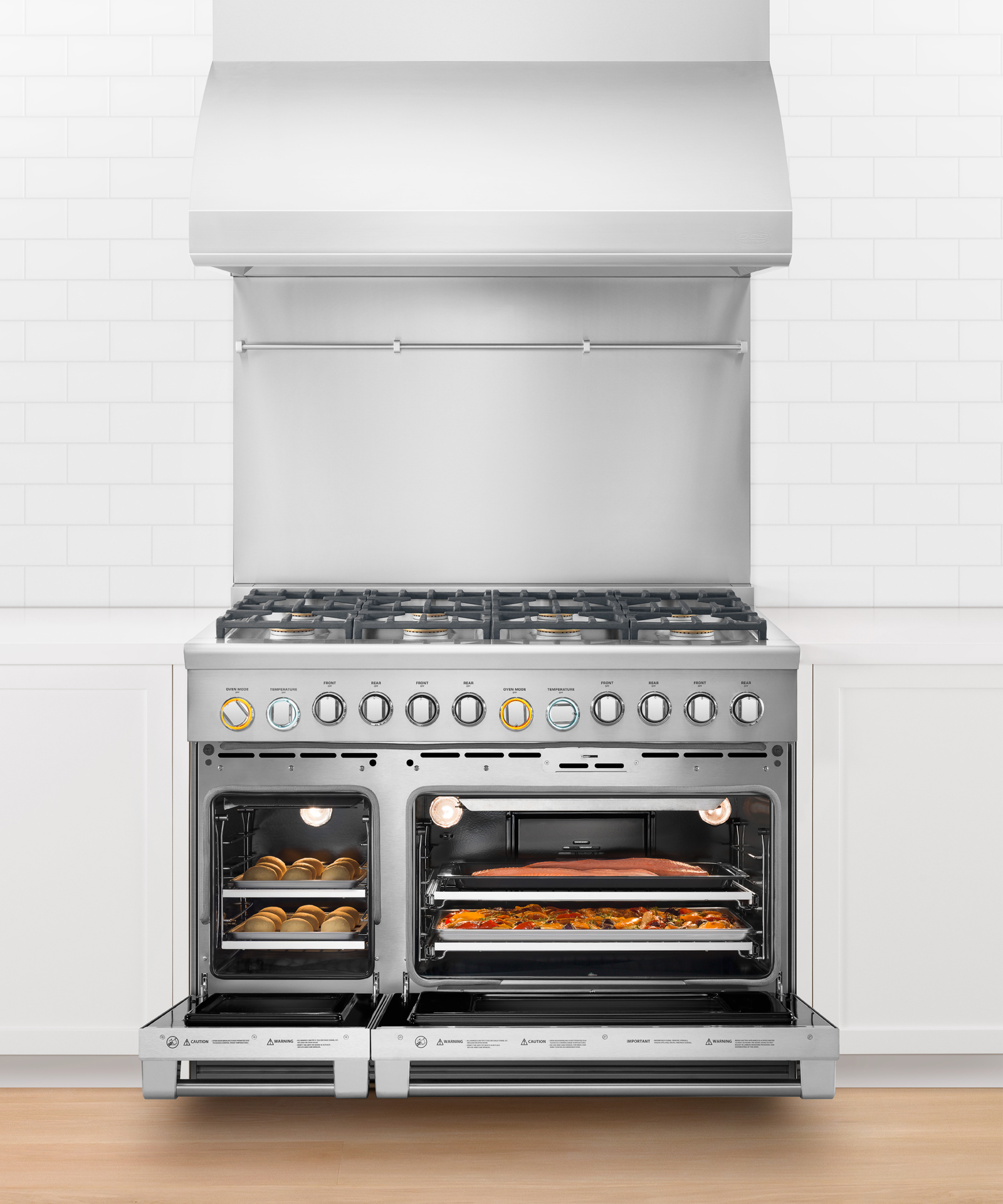 Model: RDV2-488-N_N | Fisher and Paykel Dual Fuel Range, 48", 8 Burners