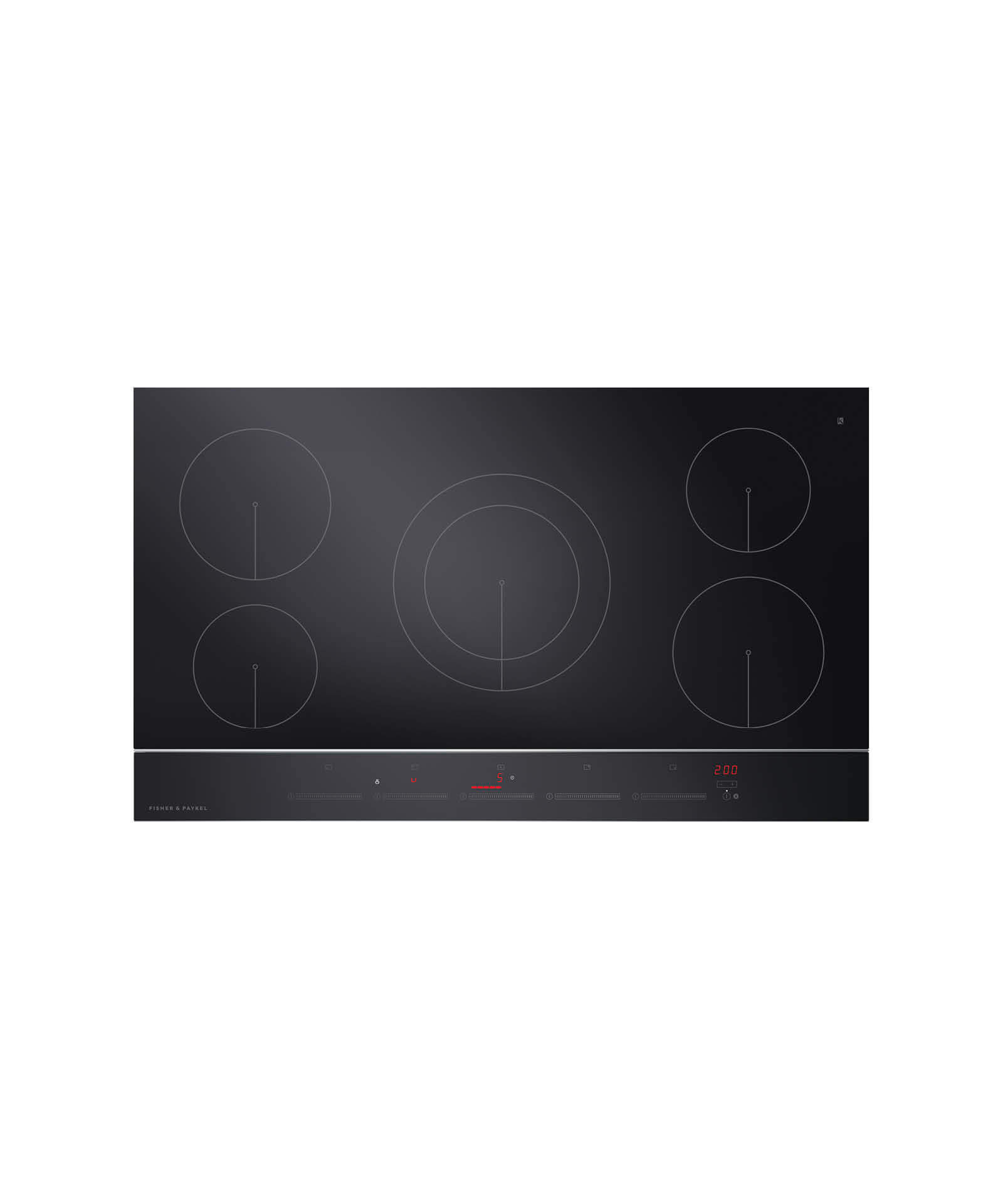 Model: CI365DTB2 N | Fisher and Paykel Induction Cooktop, 36", 5 Zones