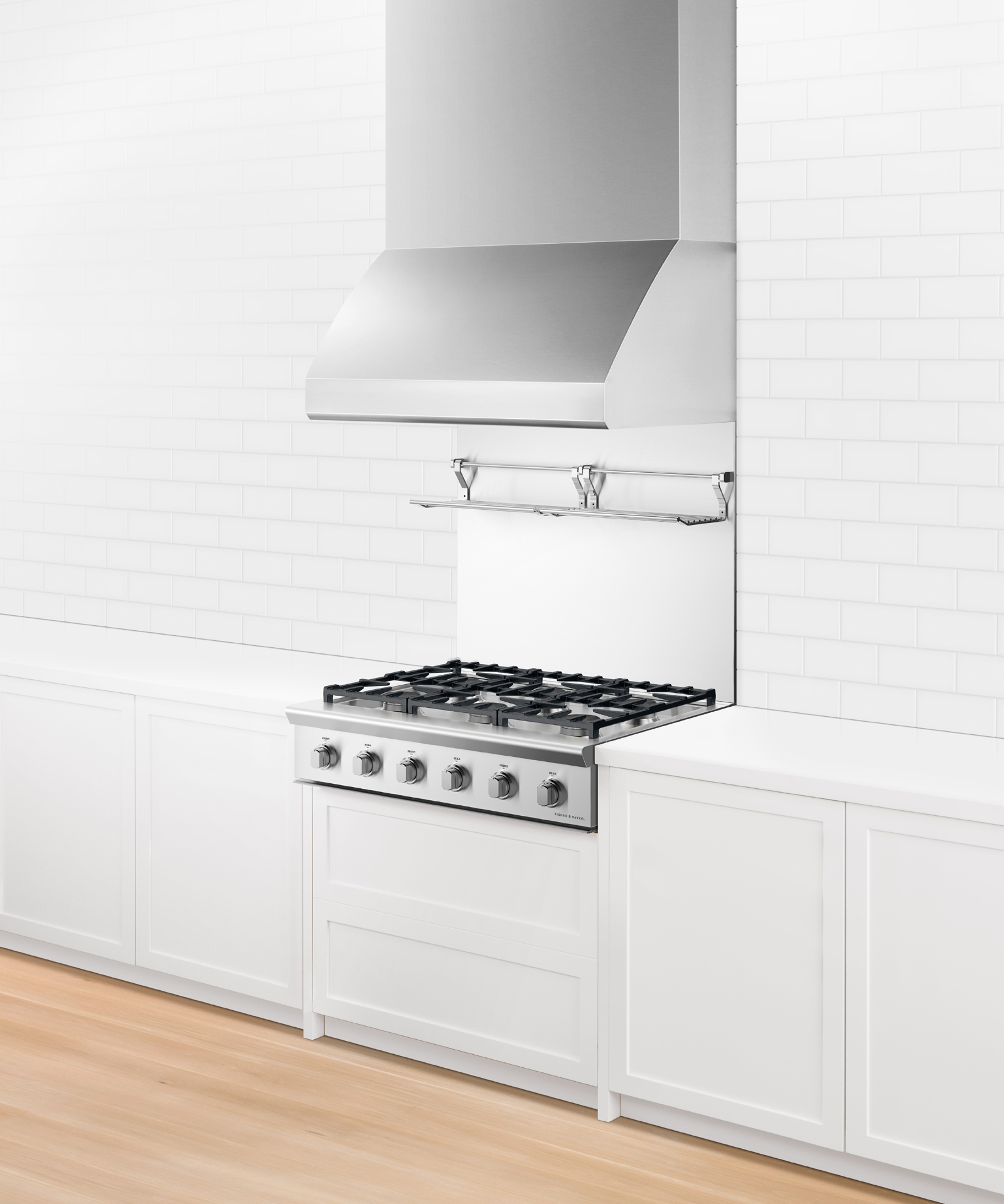 Model: CPV2-366L N | Fisher and Paykel 36" Series 9 6 Burner Gas Rangetop, LPG