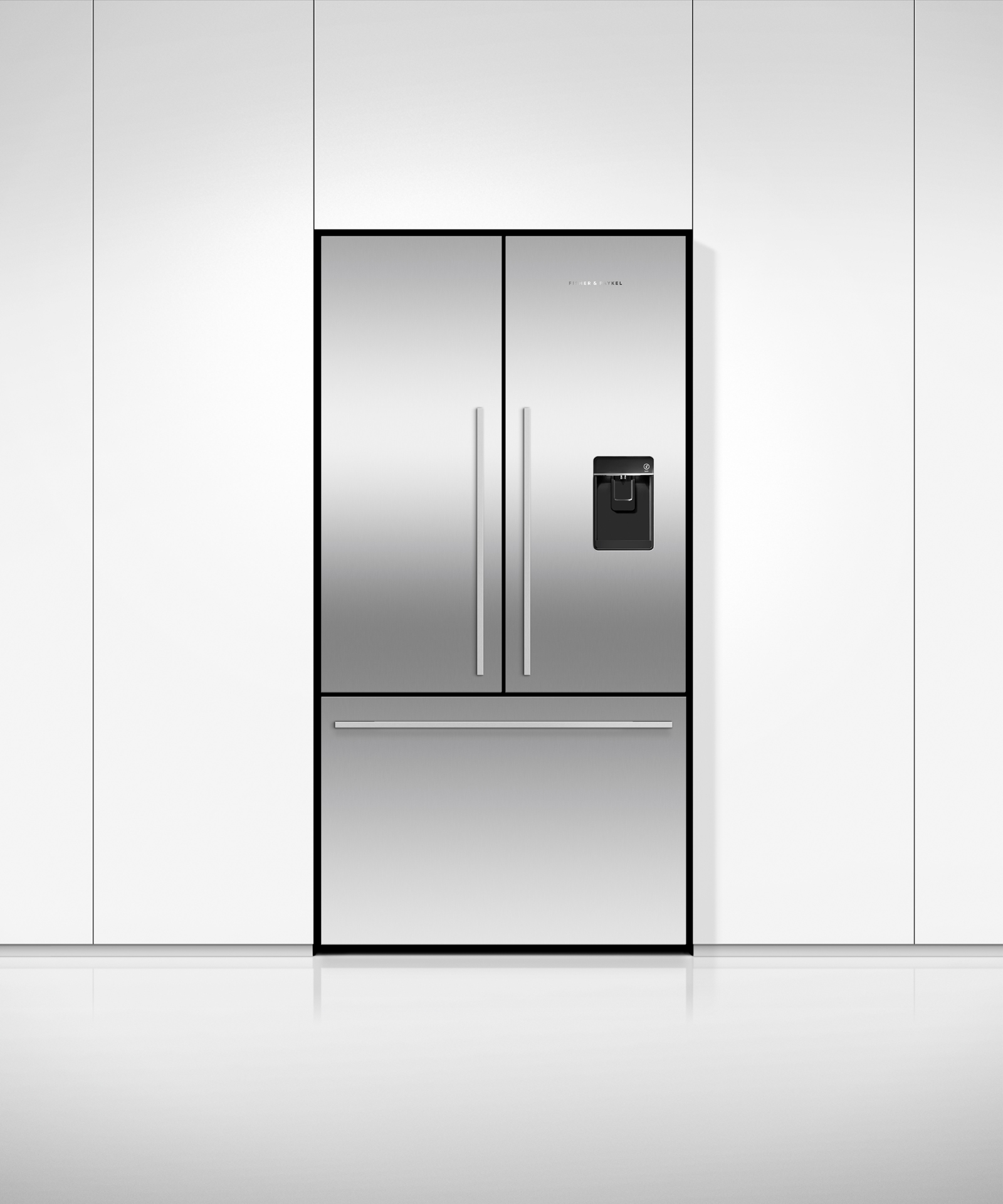 Model: RF201ADUSX5 N | Fisher and Paykel 20.1 cu ft Series 7 French Door Refrigerator Freezer, Ice & Water