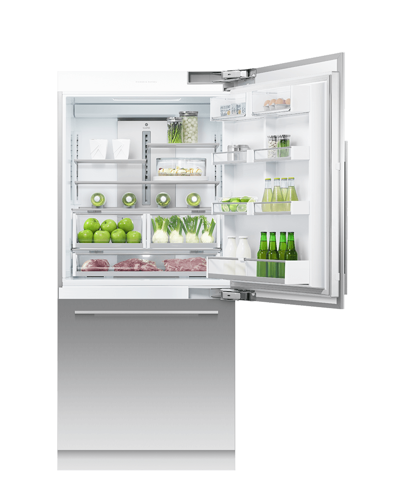 Model: RS36W80RU1_N | Fisher and Paykel Integrated Refrigerator Freezer, 36", Ice & Water