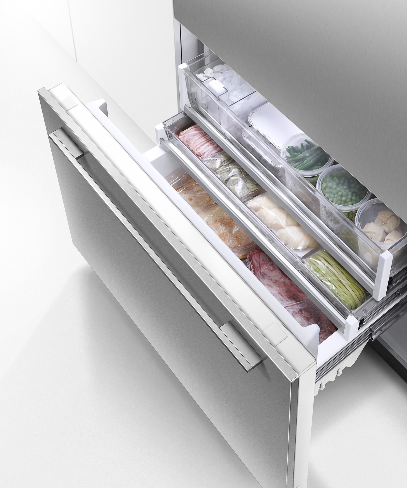 Model: RS36W80RU1_N | Fisher and Paykel Integrated Refrigerator Freezer, 36", Ice & Water