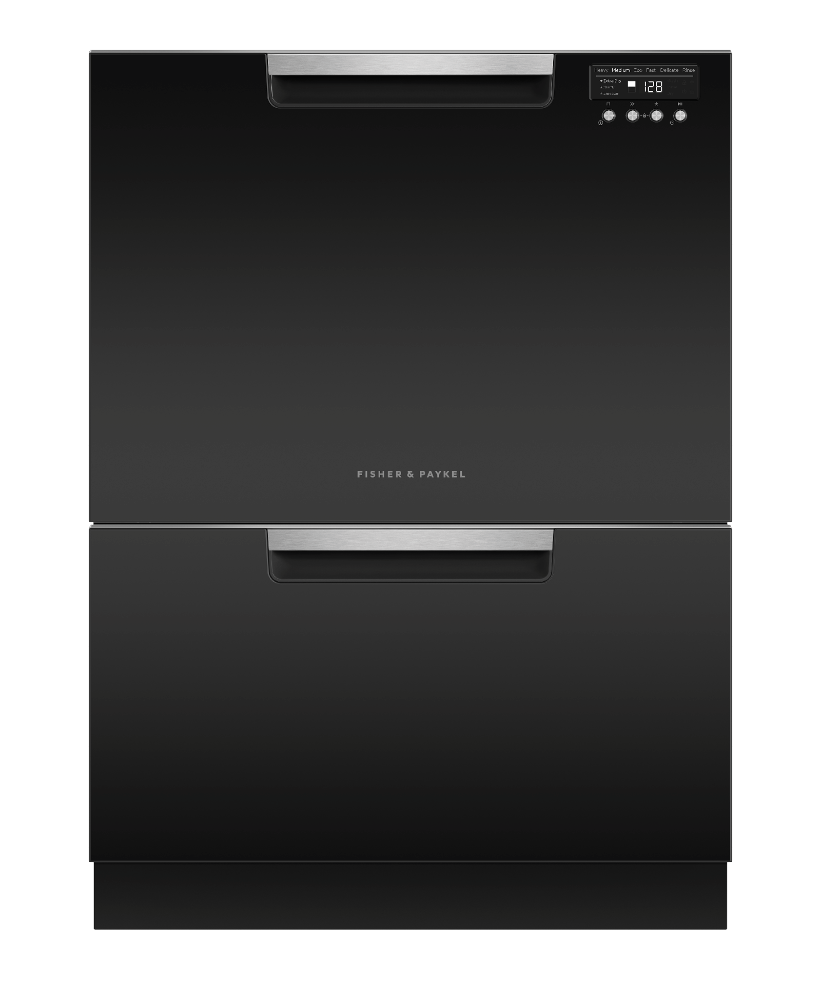Model: DD24DCTB9_N | Fisher and Paykel Double DishDrawer™ Dishwasher, Tall, Sanitize