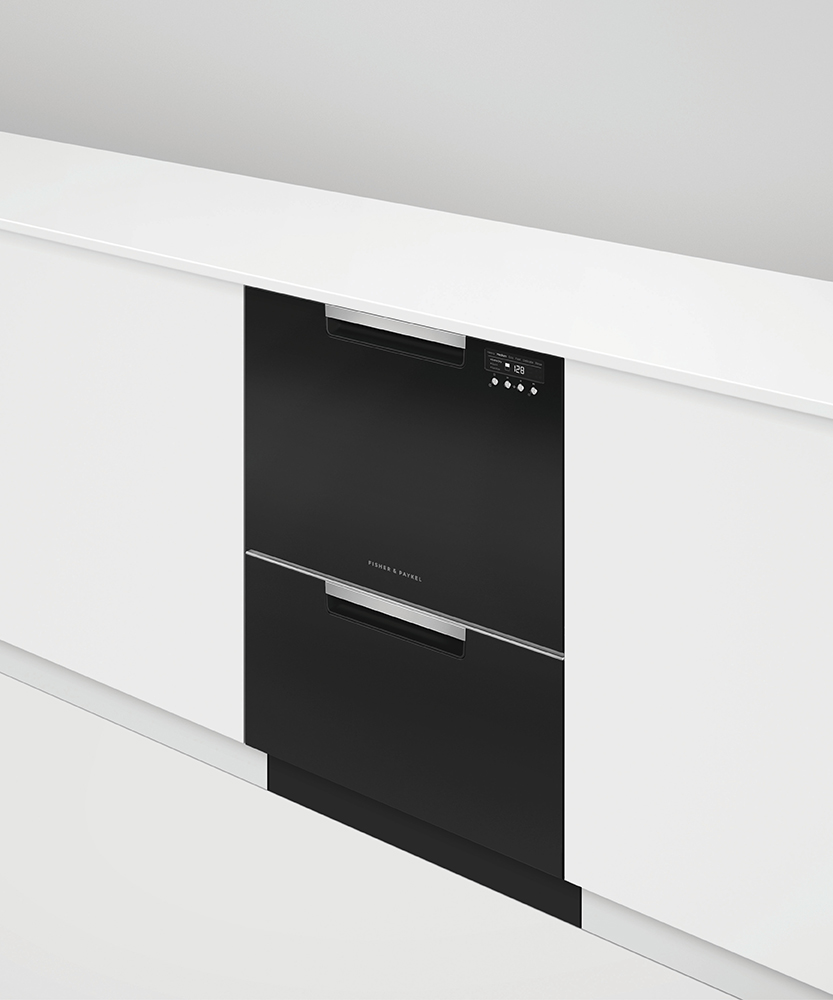 Model: DD24DCTB9_N | Fisher and Paykel Double DishDrawer™ Dishwasher, Tall, Sanitize