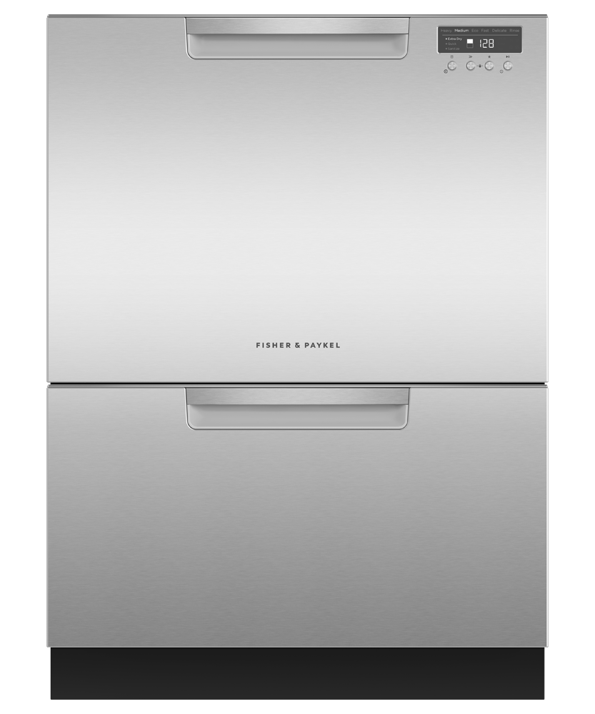 Model: DD24DCHTX9 N | Fisher and Paykel Double DishDrawer™ Dishwasher, Tall, Sanitize