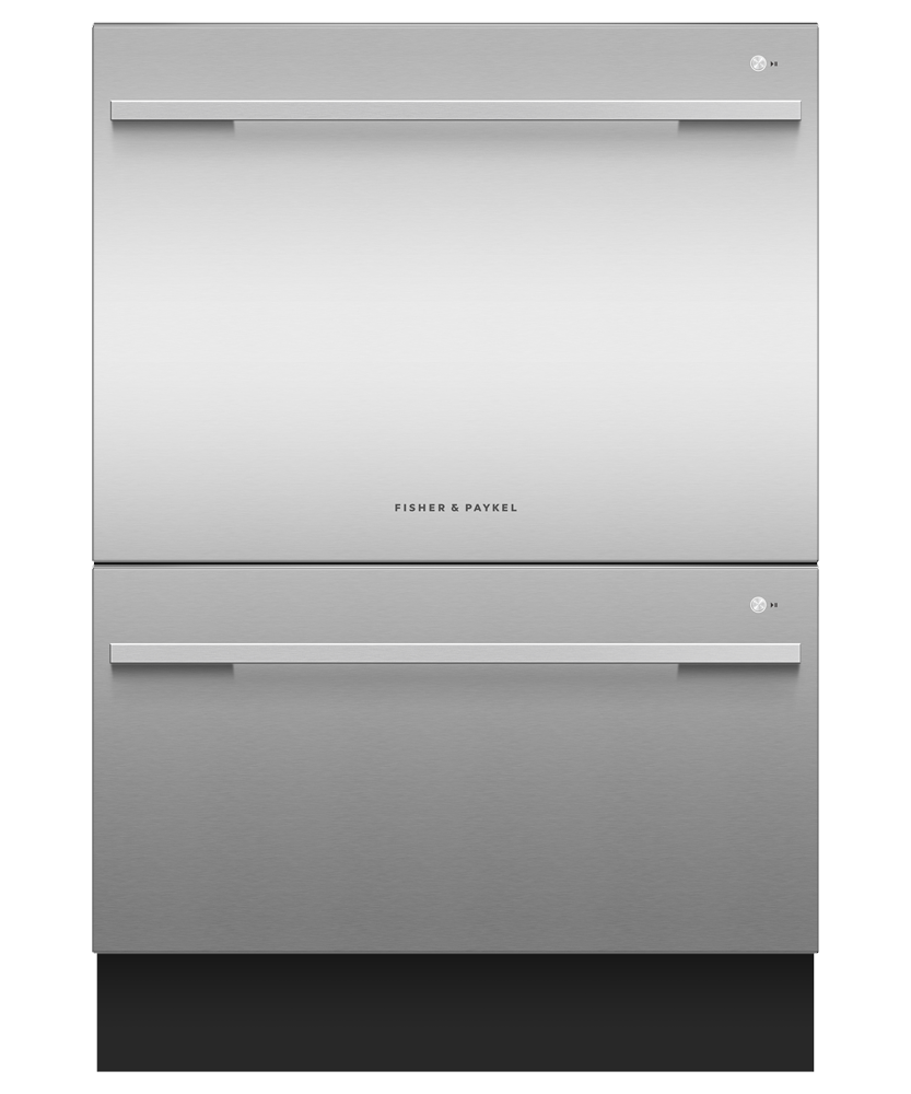 Model: DD24DDFTX9 N | Fisher and Paykel Series 9, Contemporary Tall Double DishDrawer™ Dishwasher
