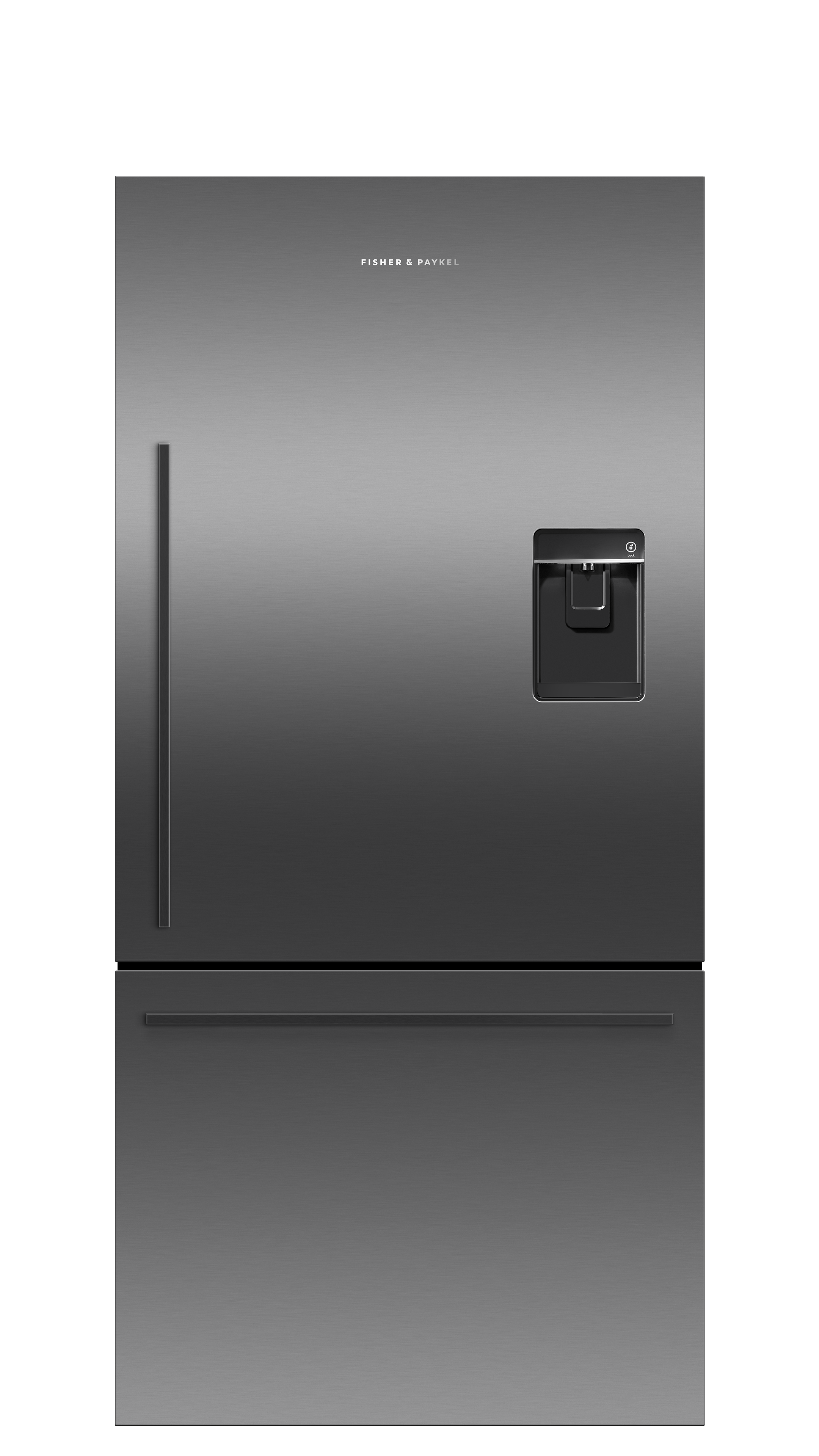 Model: RF170WDRUB5 | Fisher and Paykel Freestanding Refrigerator Freezer, 32", 17.1 cu ft, Ice & Water