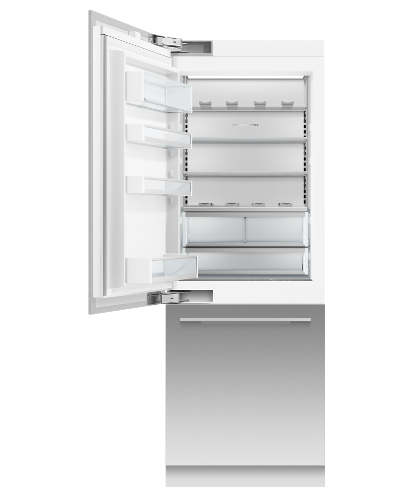 Model: RS3084WLU1 | Fisher and Paykel 30" Series 9 Integrated Refrigerator Freezer, Ice & Water