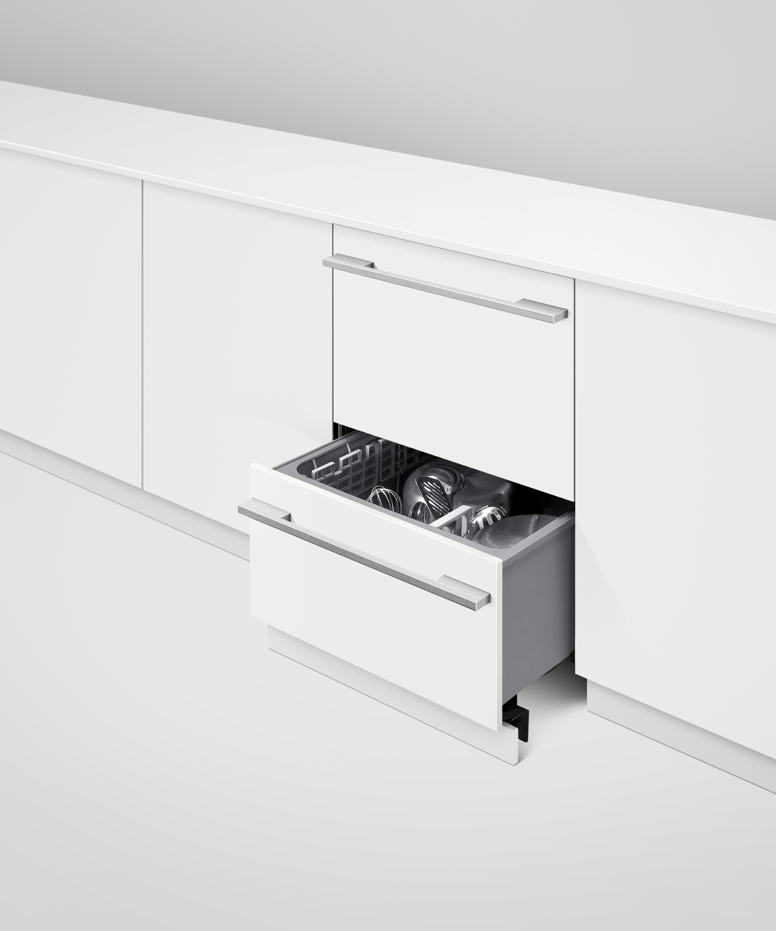 Model: DD24DHTI9 N | Fisher and Paykel Series 9, Integrated Tall Double DishDrawer™ Dishwasher