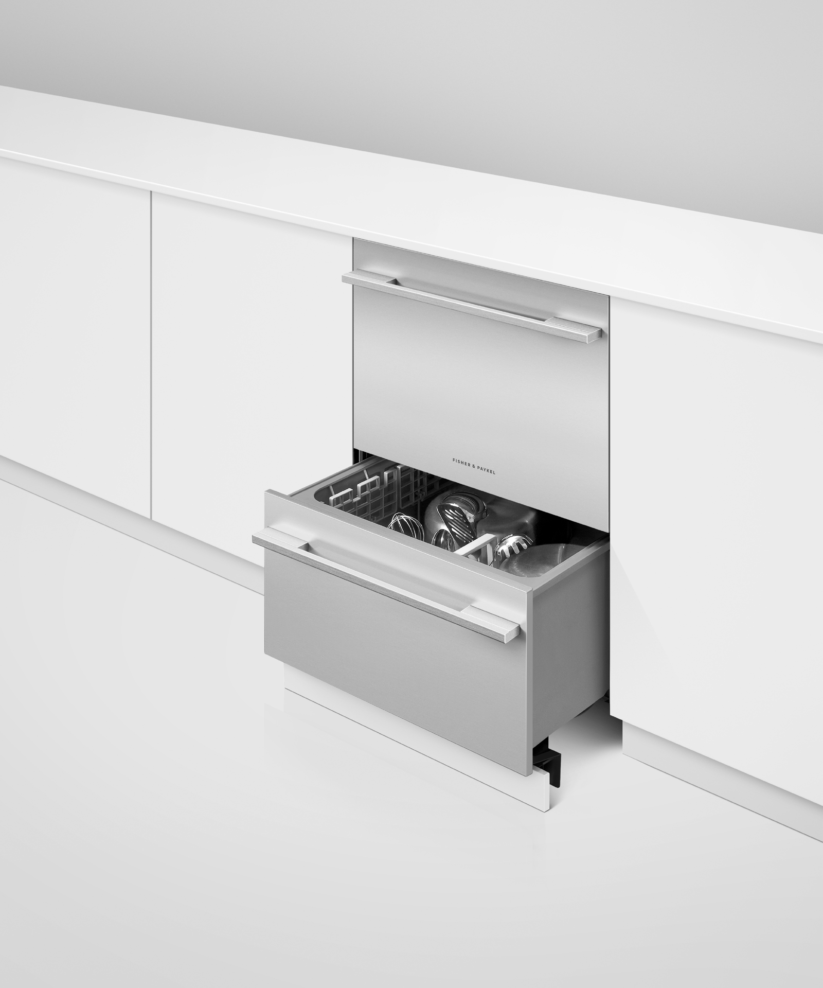 Model: DD24DHTI9 N | Fisher and Paykel Series 9, Integrated Tall Double DishDrawer™ Dishwasher
