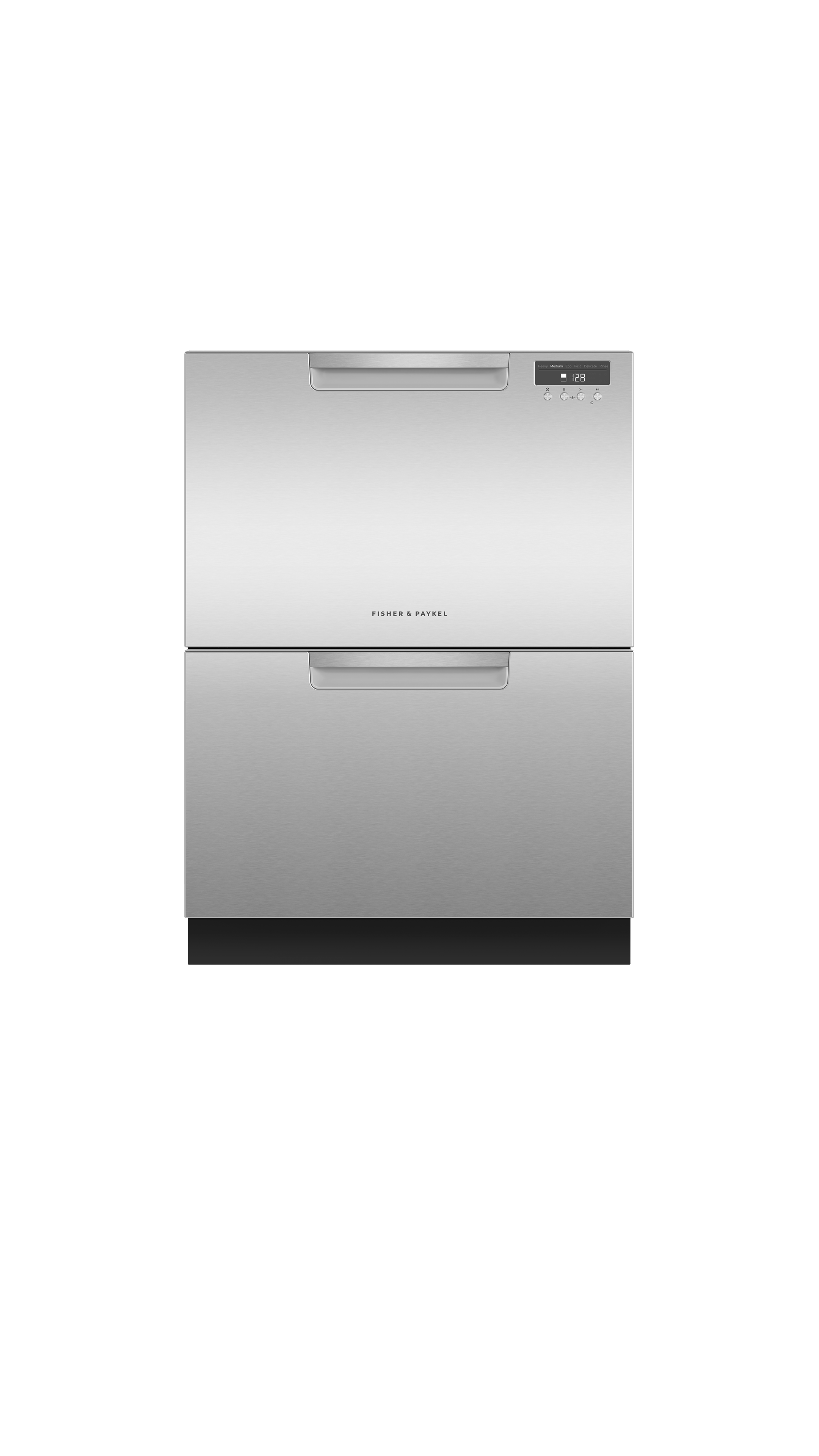 Model: DD24DAX9 N | Fisher and Paykel Series 7, Contemporary Double DishDrawer™ Dishwasher