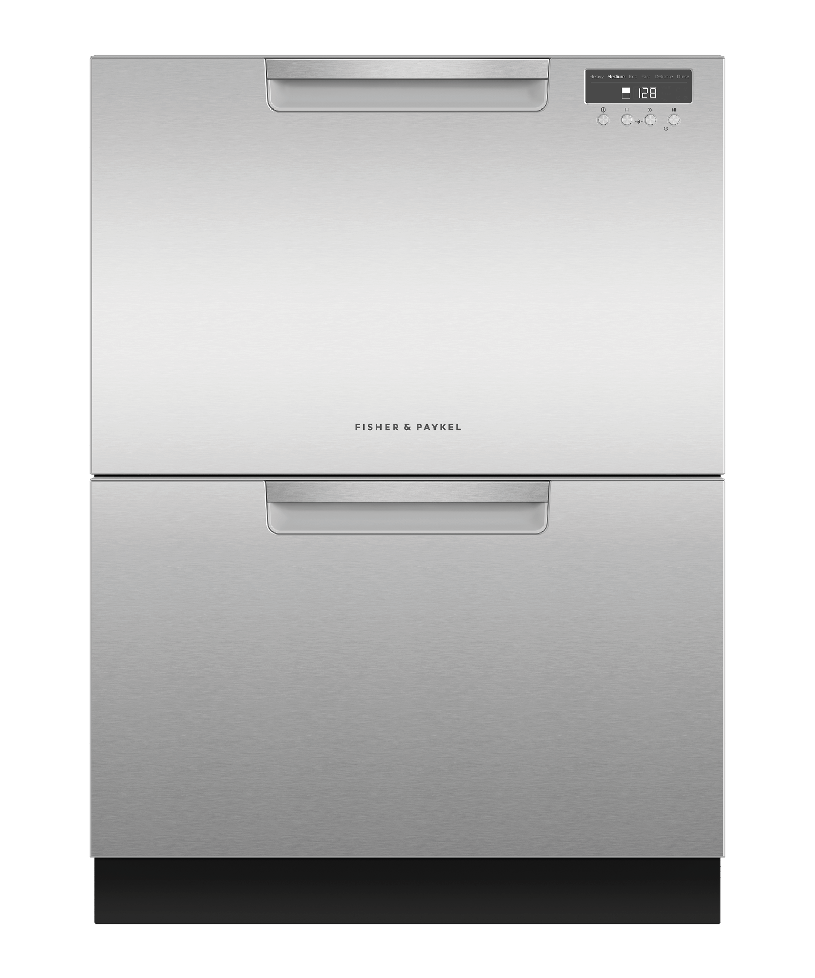 Model: DD24DAX9 N | Fisher and Paykel Series 7, Contemporary Double DishDrawer™ Dishwasher