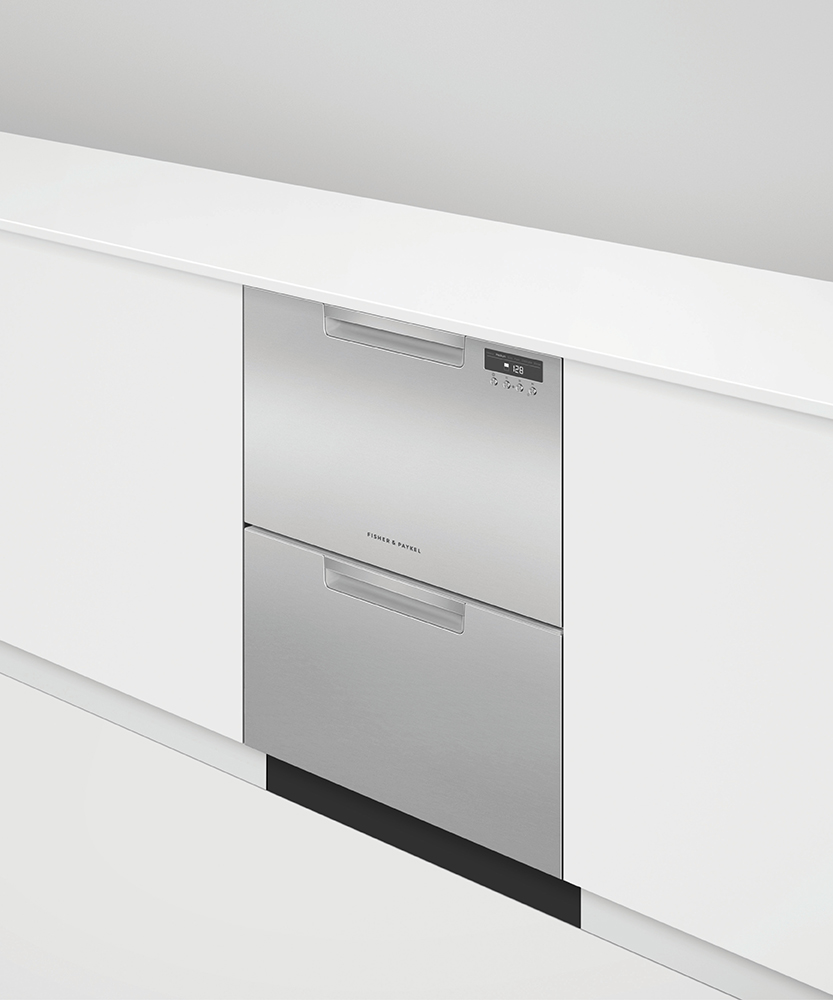 Model: DD24DAX9 N | Fisher and Paykel Series 7, Contemporary Double DishDrawer™ Dishwasher
