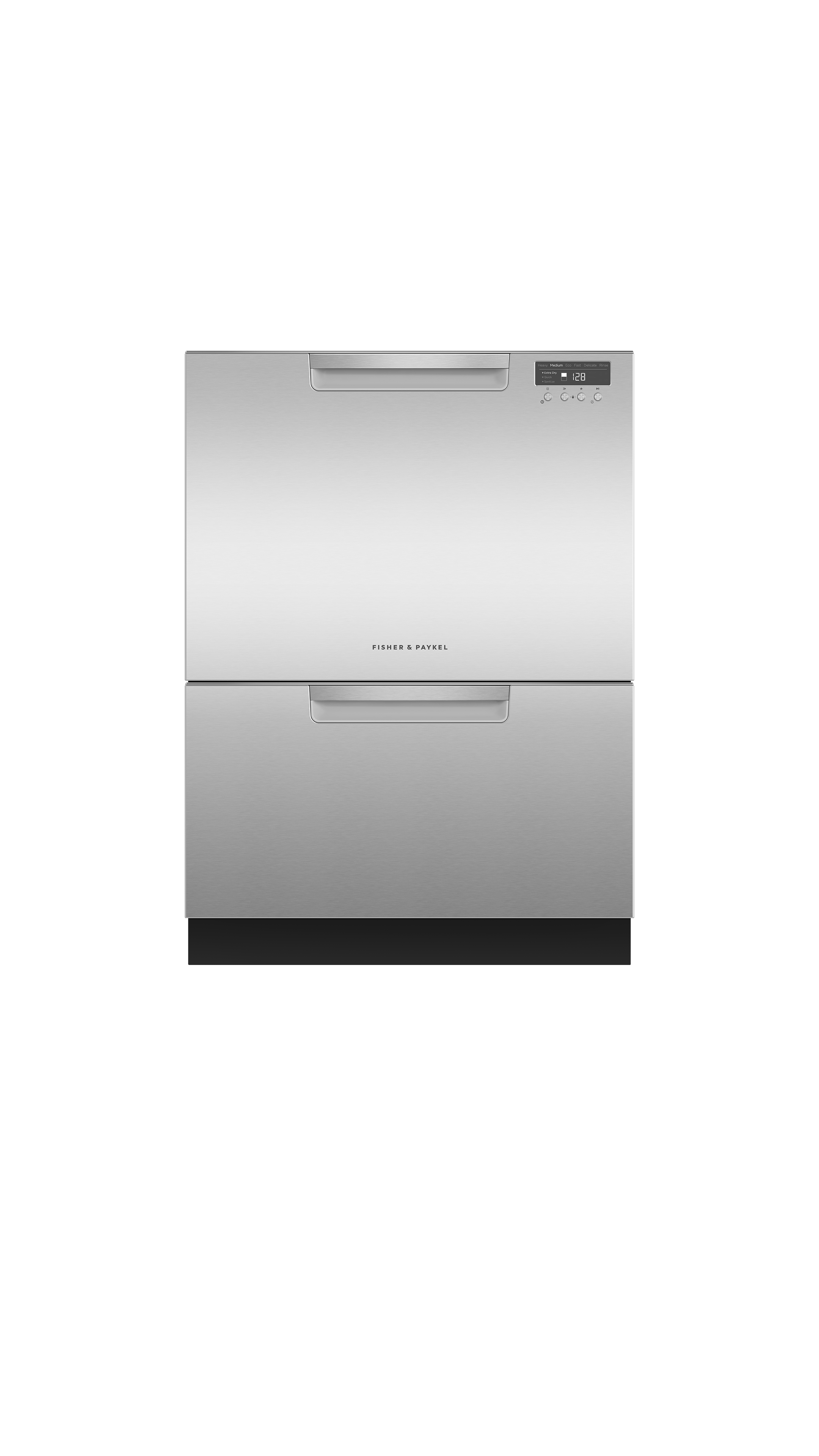 Model: DD24DCTX9 N | Fisher and Paykel Series 7, Contemporary Tall Double DishDrawer™ Dishwasher